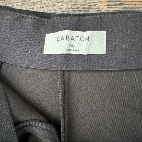BABATON Black Suede Leggings NWOT - Picture 5 of 8